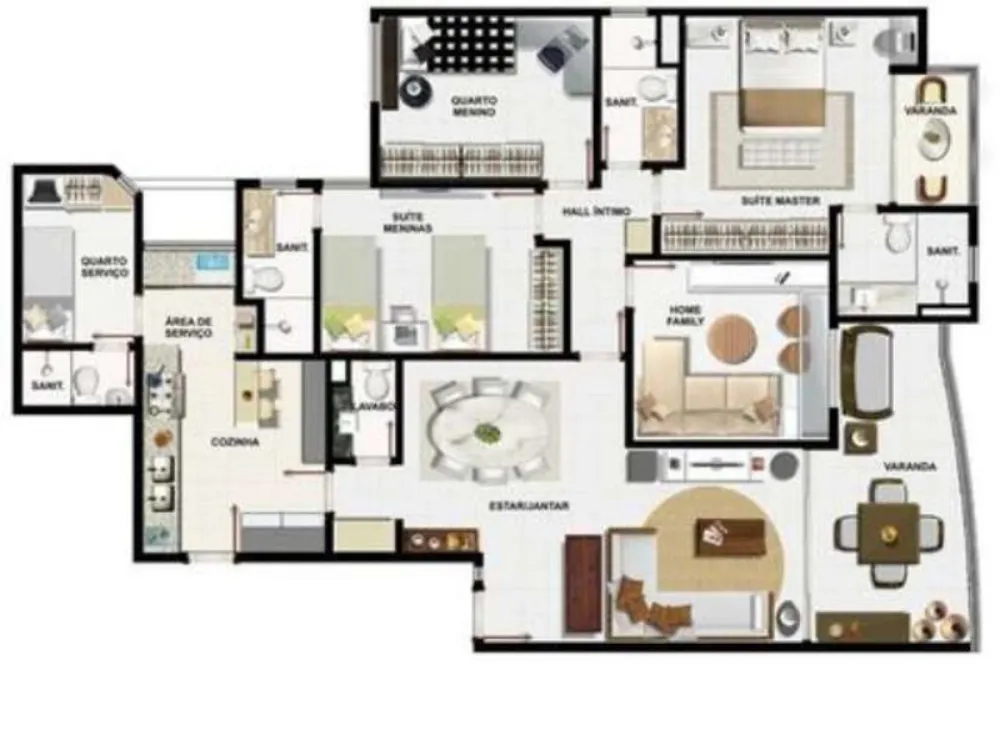 Apartamento, 4 quartos, 135 m² - Foto 3