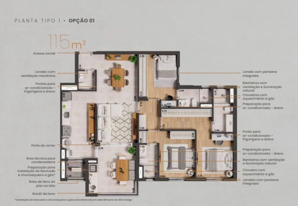 Apartamento, 3 quartos, 89 m² - Foto 9