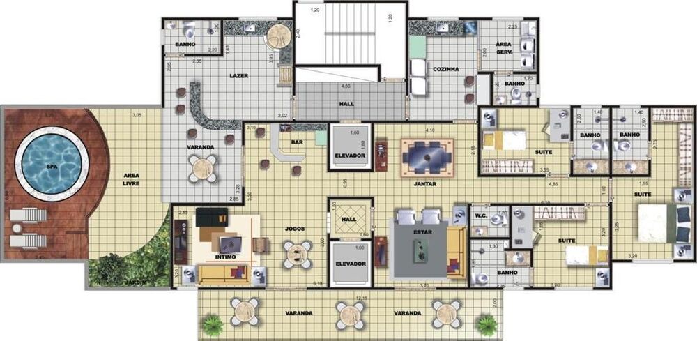 Cobertura, 3 quartos, 240 m² - Foto 13