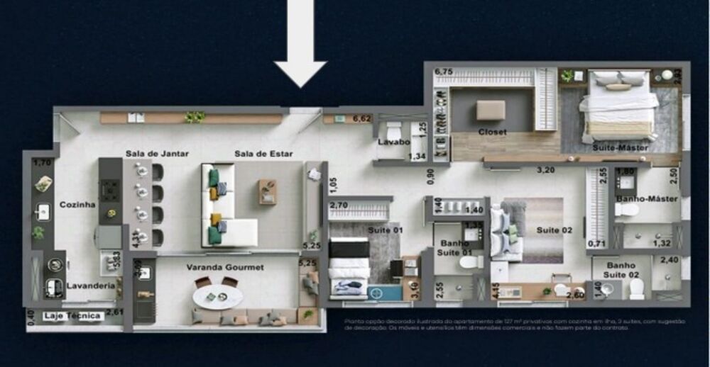 Apartamento, 3 quartos, 133 m² - Foto 4