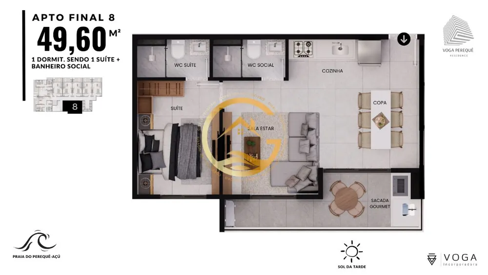 Apartamento, 1 quarto, 37 m² - Foto 13