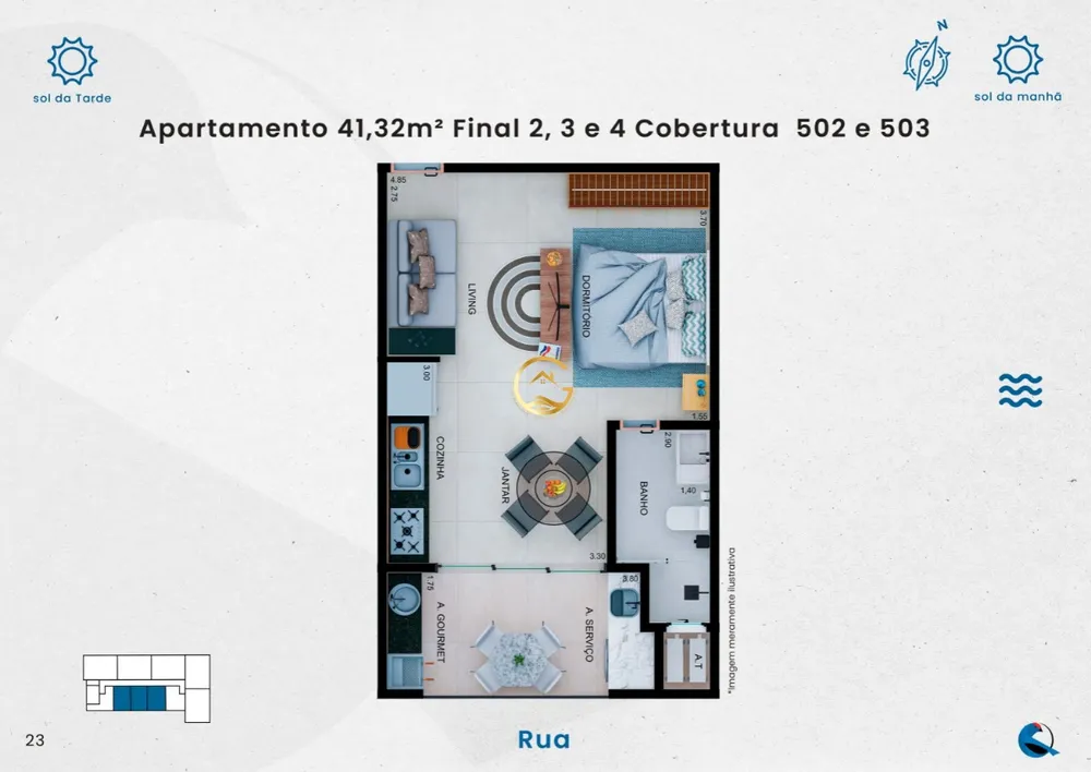 Apartamento, 1 quarto, 41 m² - Foto 26