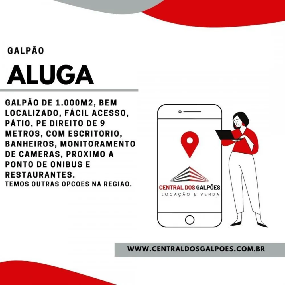 Depósito-Galpão, 1000 m² - Foto 2