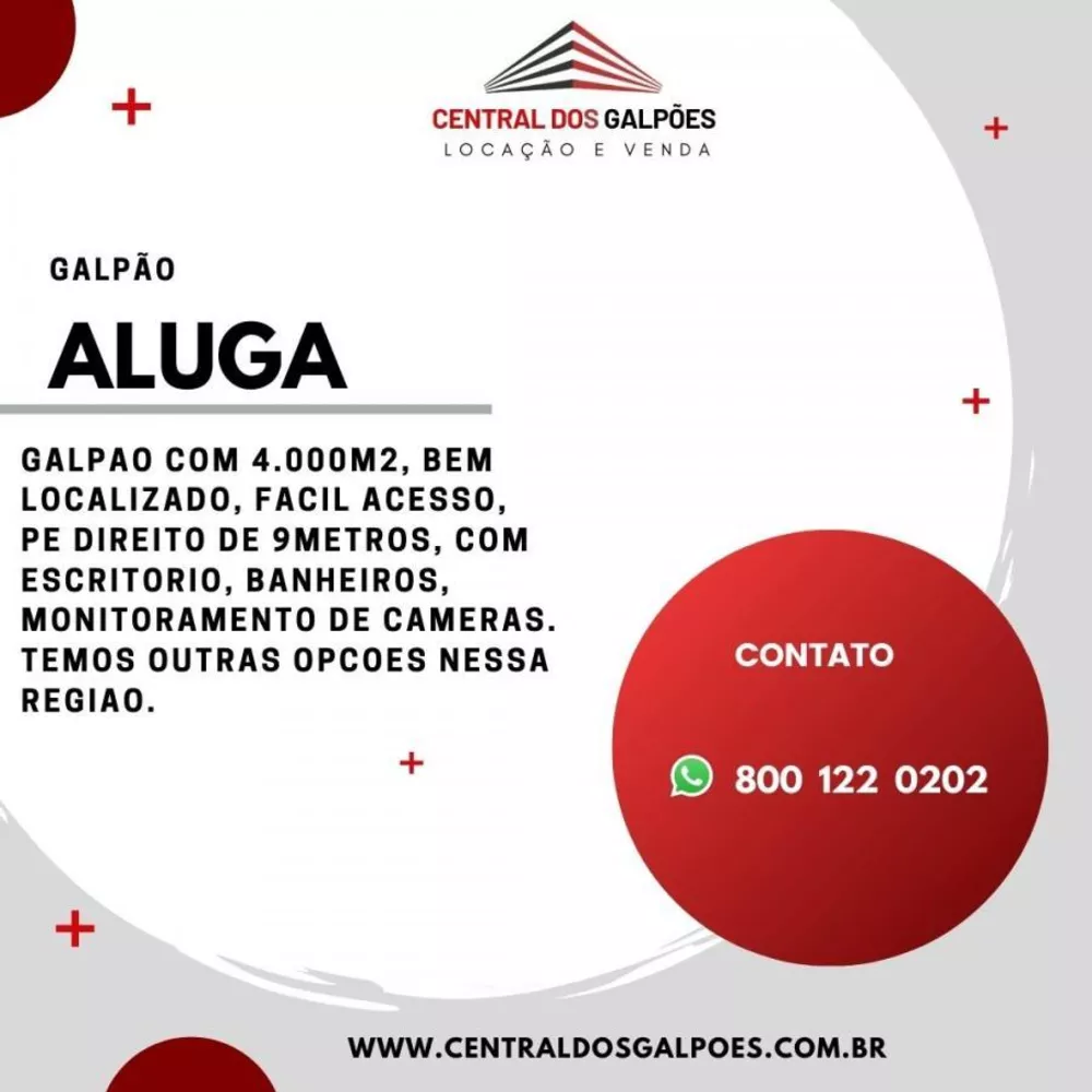 Depósito-Galpão-Armazém para alugar, 4000m² - Foto 2