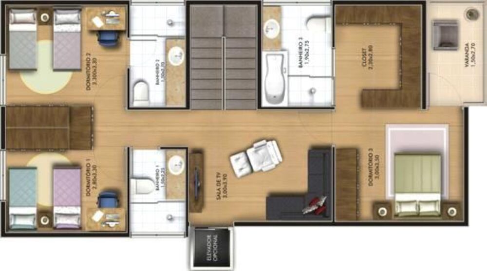 Sobrado, 3 quartos, 237 m² - Foto 4