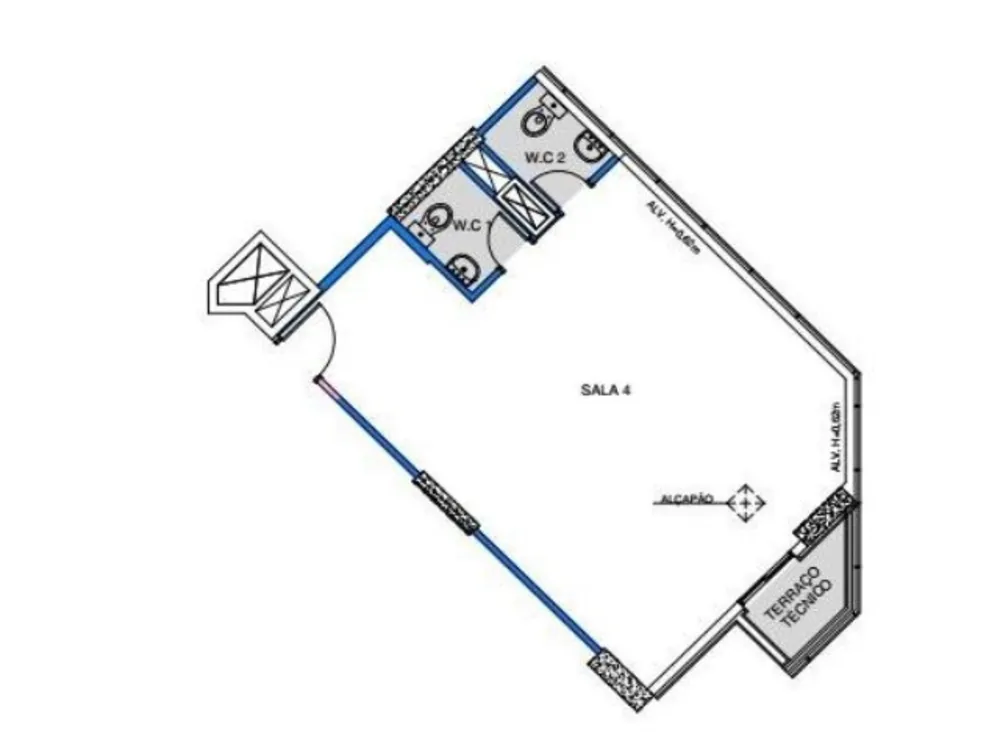 Sala-Conjunto, 48 m² - Foto 2