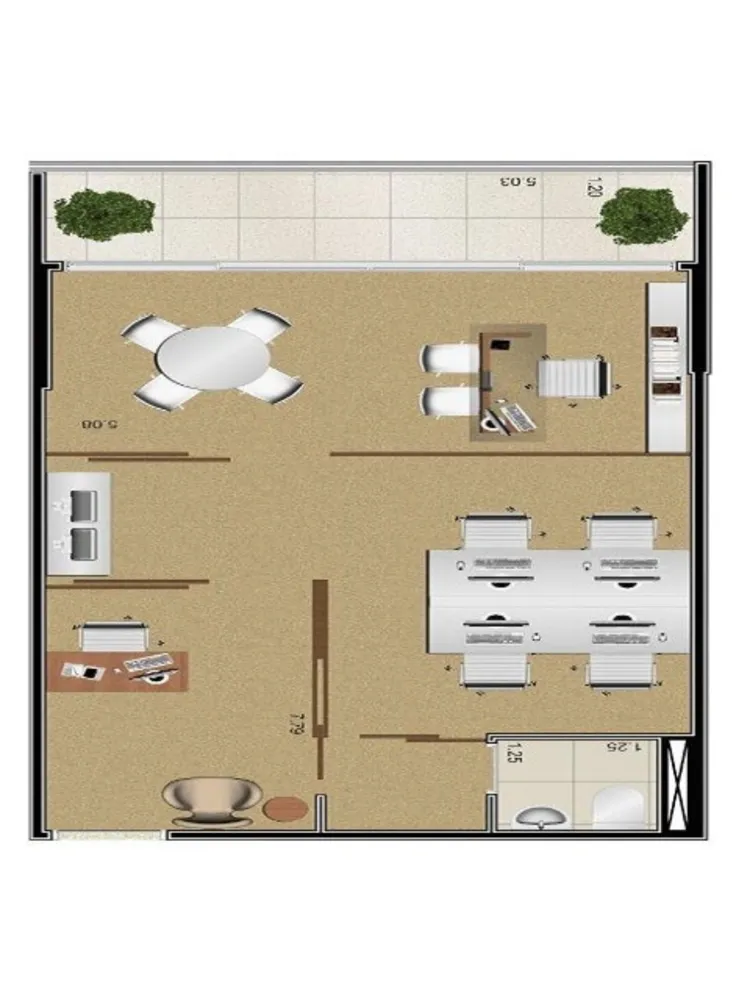 Sala-Conjunto, 44 m² - Foto 1