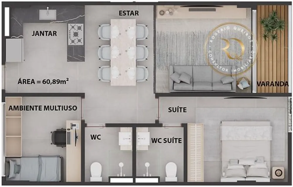 Apartamento, 1 quarto, 40 m² - Foto 4