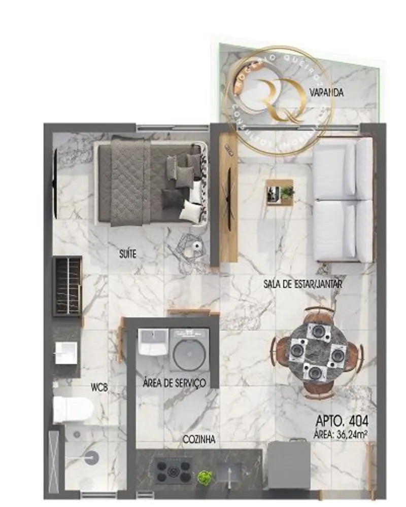 Apartamento, 2 quartos, 54 m² - Foto 4