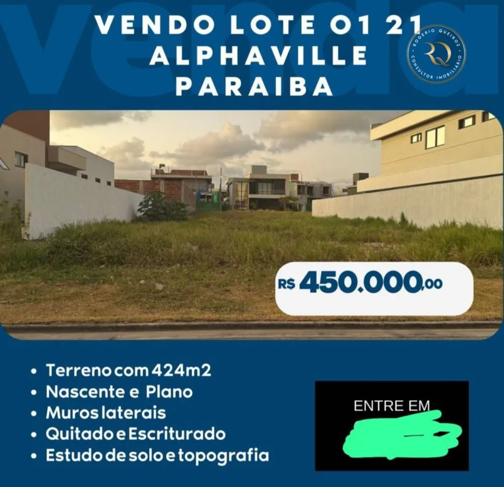 Terreno, 424 m² - Foto 1