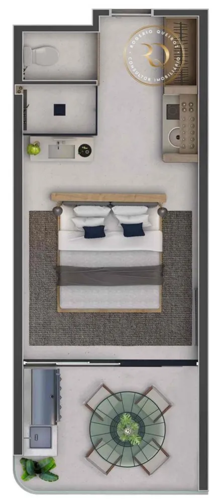 Cobertura, 1 quarto, 59 m² - Foto 2