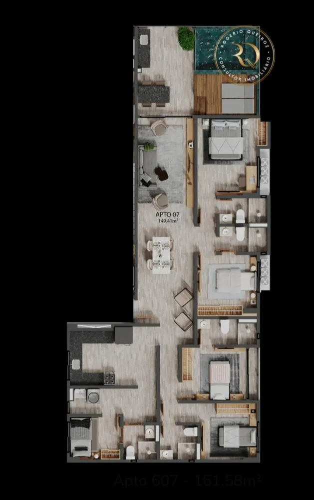 Cobertura, 2 quartos, 55 m² - Foto 1