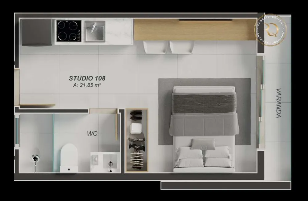 Flat/Apart Hotel, 1 quarto, 15 m² - Foto 4