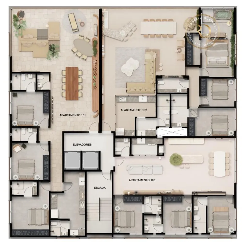 Apartamento, 3 quartos, 113 m² - Foto 2