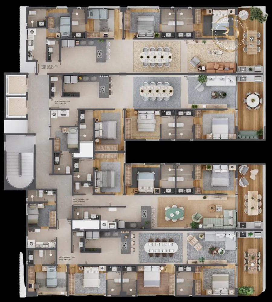 Apartamento, 3 quartos, 125 m² - Foto 3