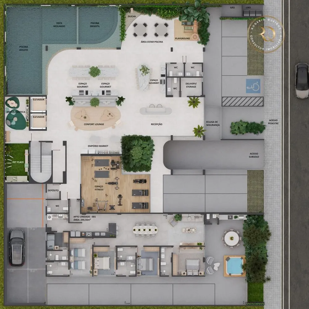 Apartamento, 3 quartos, 125 m² - Foto 2