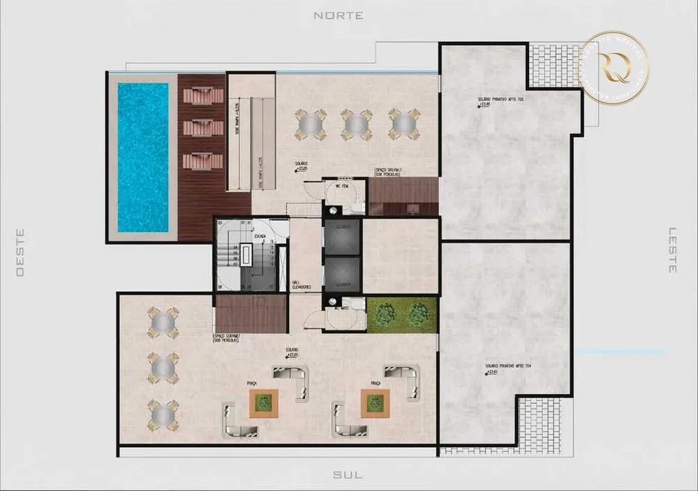 Apartamento, 1 quarto, 19 m² - Foto 2