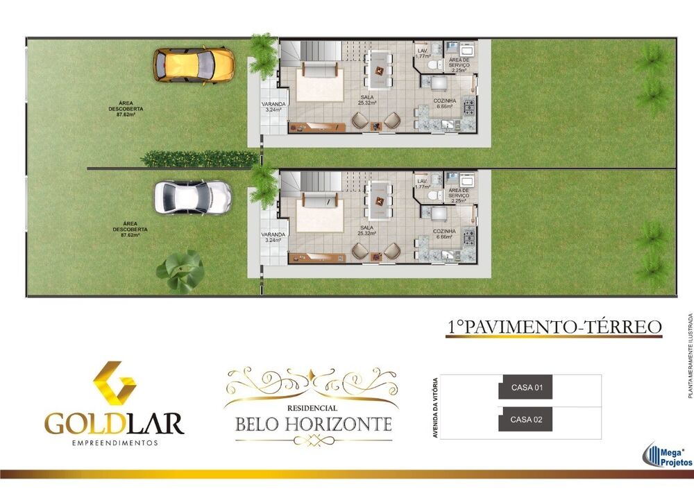 Casa, 2 quartos, 85 m² - Foto 1