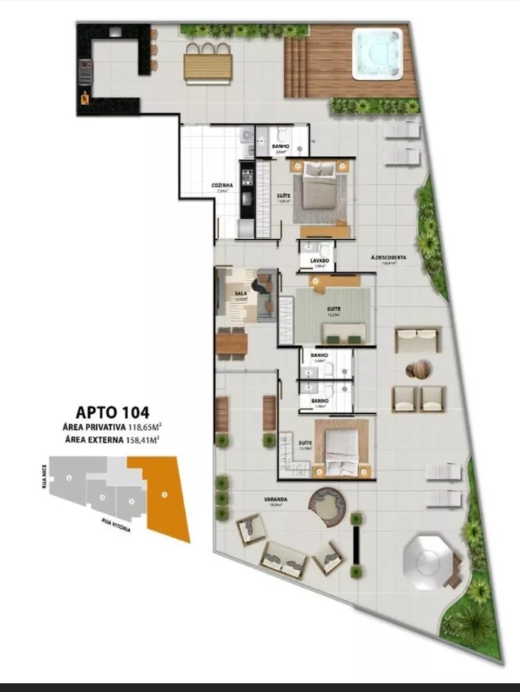 Apartamento, 3 quartos, 85 m² - Foto 4