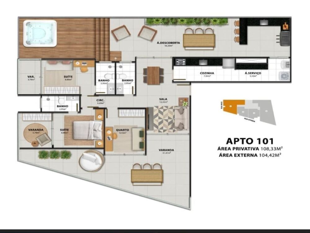 Apartamento, 3 quartos, 85 m² - Foto 11