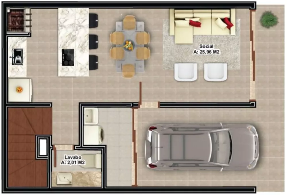 Casa de Condomínio, 2 quartos - Foto 5