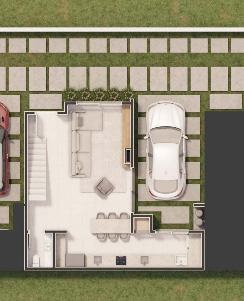 Casa de Condomínio, 2 quartos - Foto 4