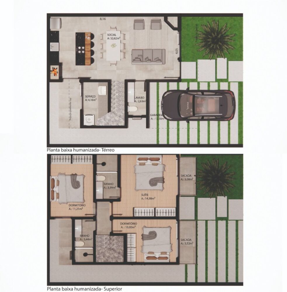 Casa de Condomínio, 3 quartos - Foto 2