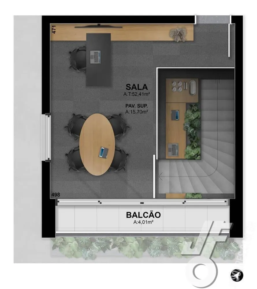Sala-Conjunto, 52 m² - Foto 8