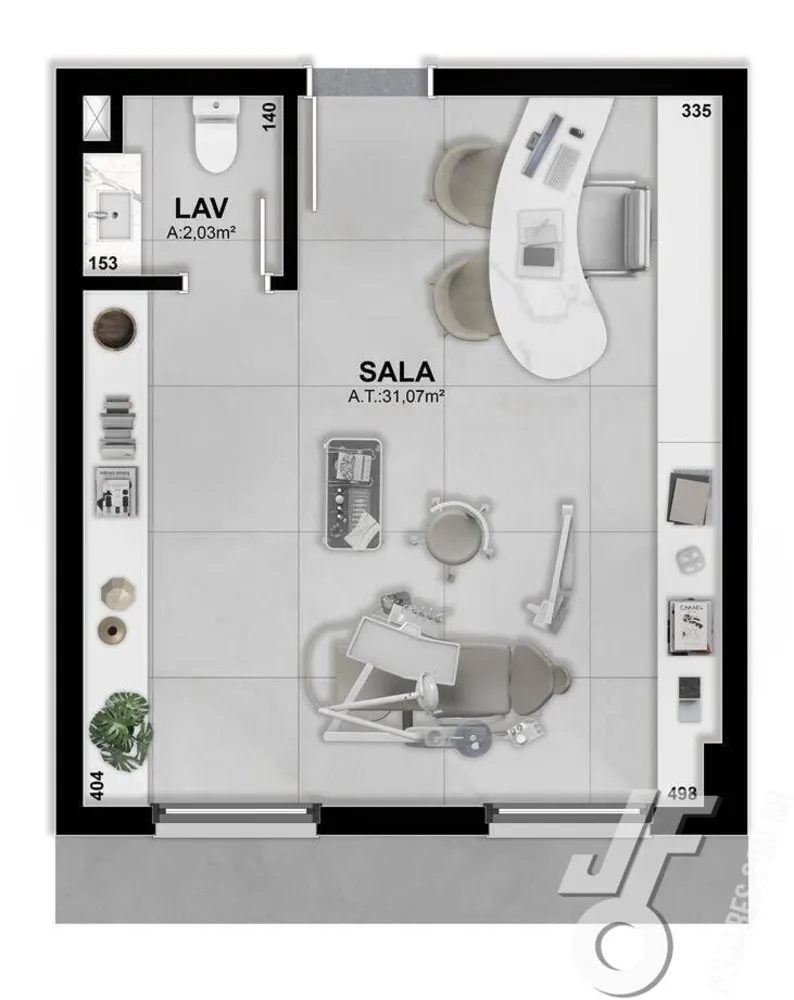 Sala-Conjunto, 52 m² - Foto 4