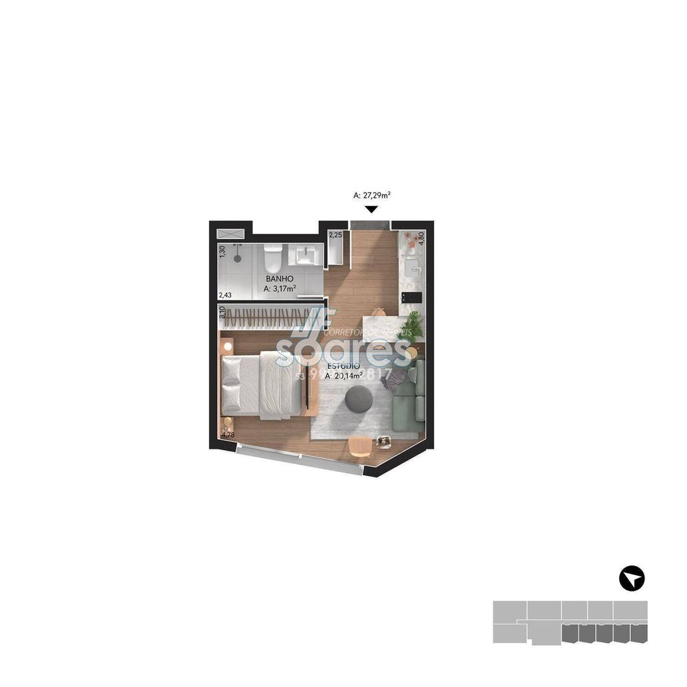Apartamento à venda com 2 quartos, 91m² - Foto 14