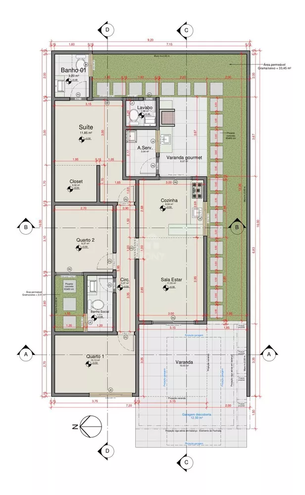 Casa, 3 quartos, 100 m² - Foto 4