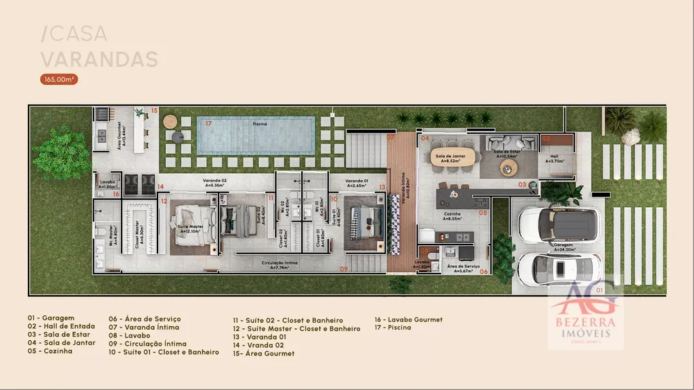Casa, 3 quartos, 165 m² - Foto 1