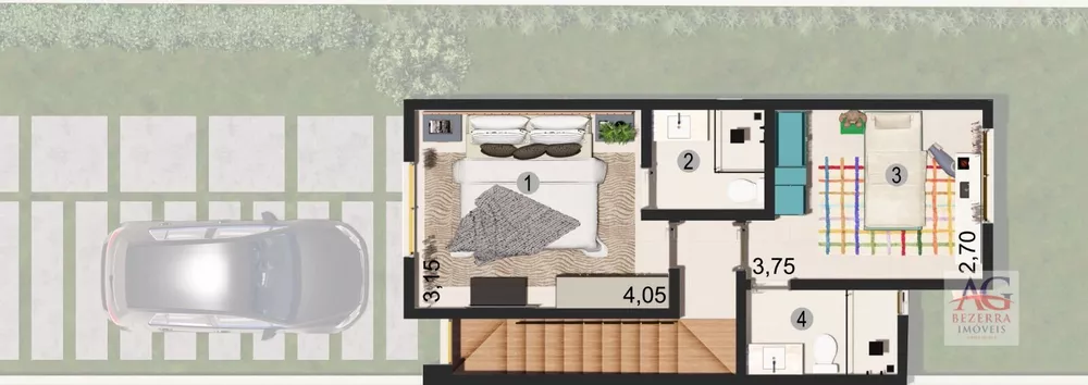 Casa, 2 quartos, 72 m² - Foto 3