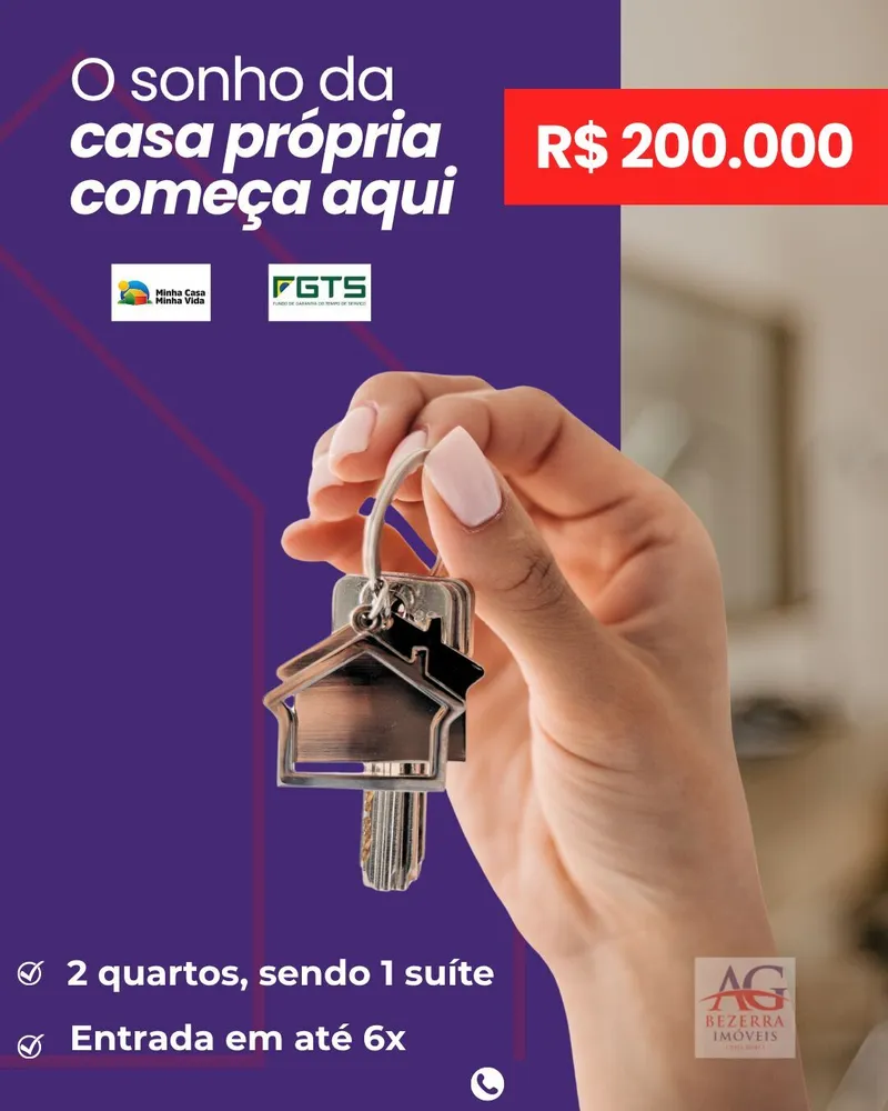 Casa, 2 quartos, 65 m² - Foto 1