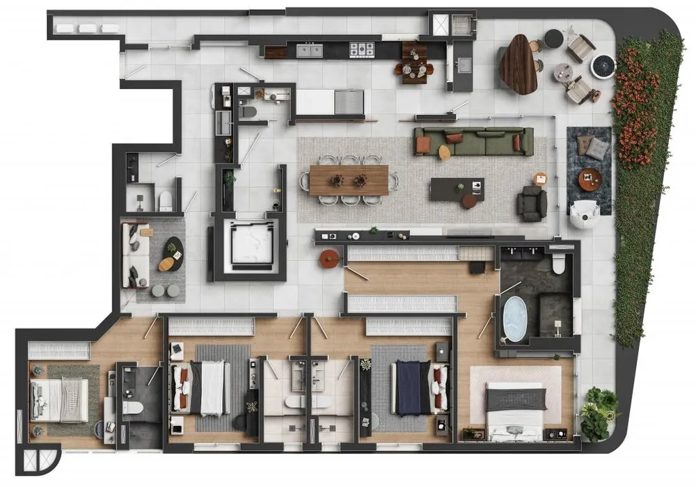 Apartamento, 4 quartos, 261 m² - Foto 11