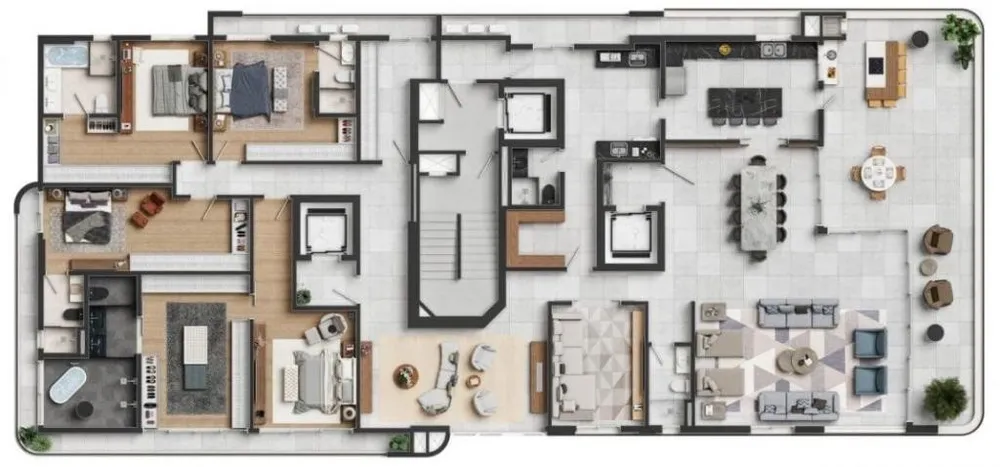Cobertura, 4 quartos, 435 m² - Foto 7