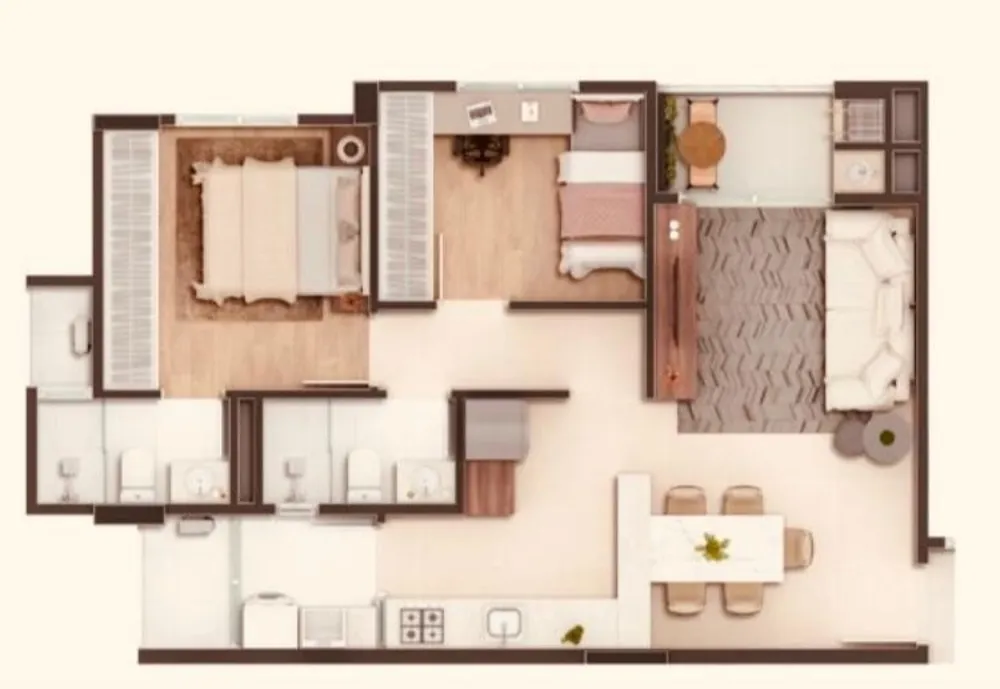 Apartamento, 2 quartos, 69 m² - Foto 15