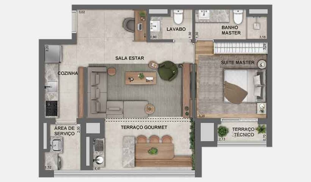 Apartamento, 1 quarto, 29 m² - Foto 18