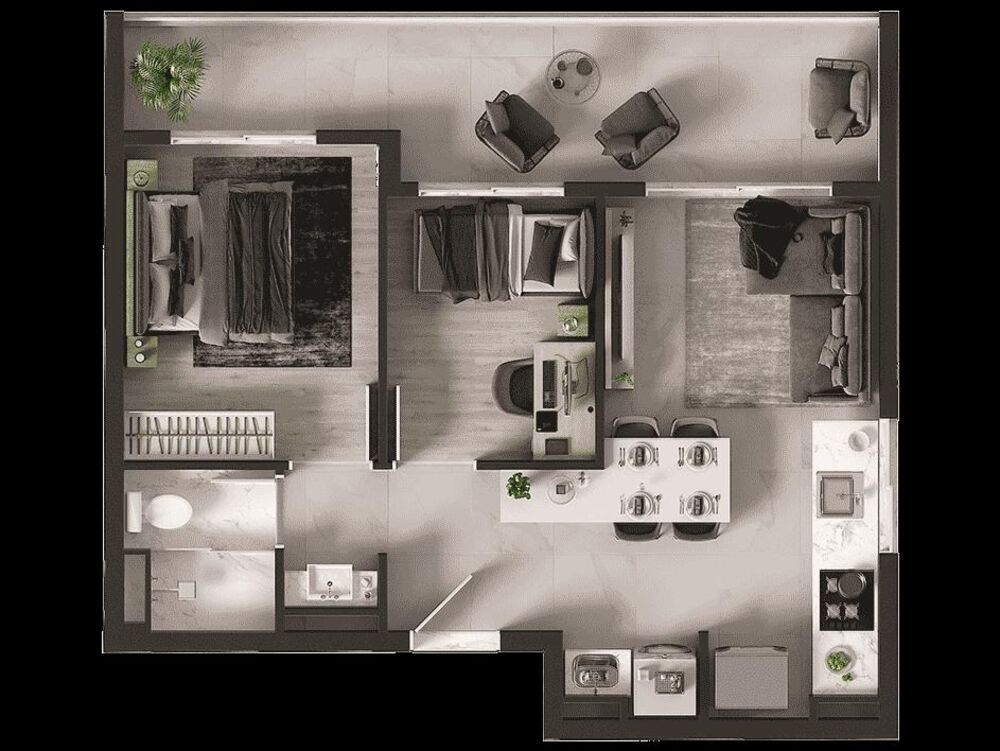 Apartamento, 2 quartos, 43 m² - Foto 6
