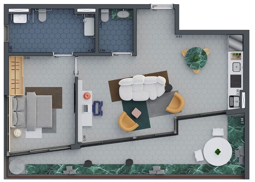 Apartamento, 2 quartos, 90 m² - Foto 16