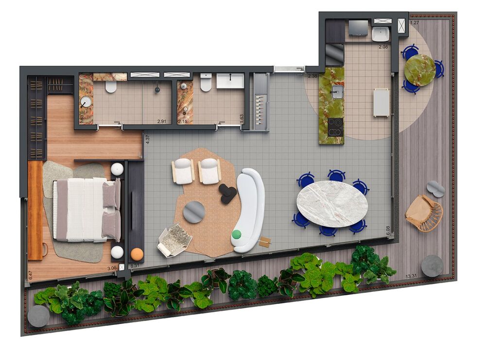 Apartamento, 2 quartos, 90 m² - Foto 19