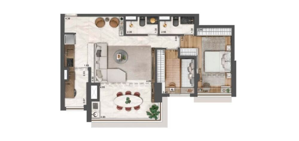 Apartamento, 3 quartos, 126 m² - Foto 3