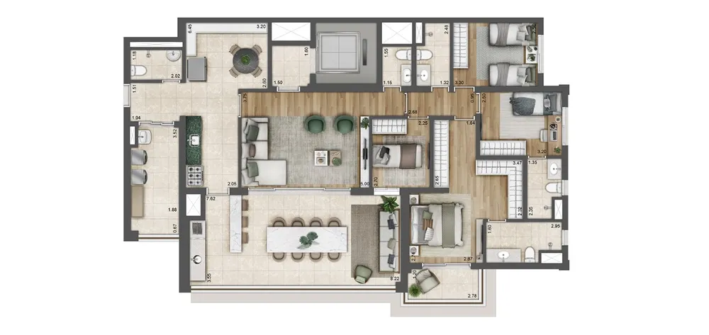 Apartamento, 3 quartos, 142 m² - Foto 14
