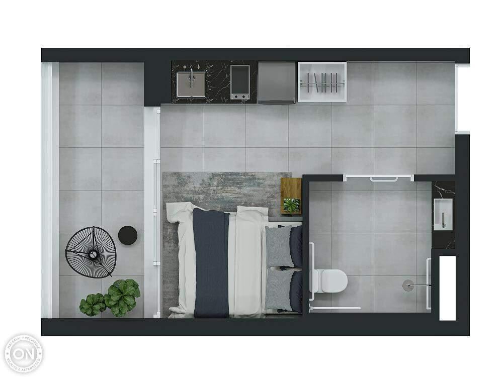 Apartamento, 1 quarto, 23 m² - Foto 2