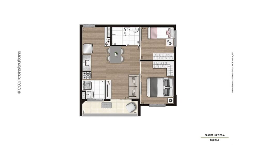 Apartamento, 1 quarto, 29 m² - Foto 18