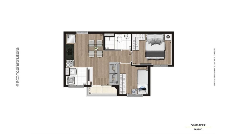 Apartamento, 1 quarto, 29 m² - Foto 16