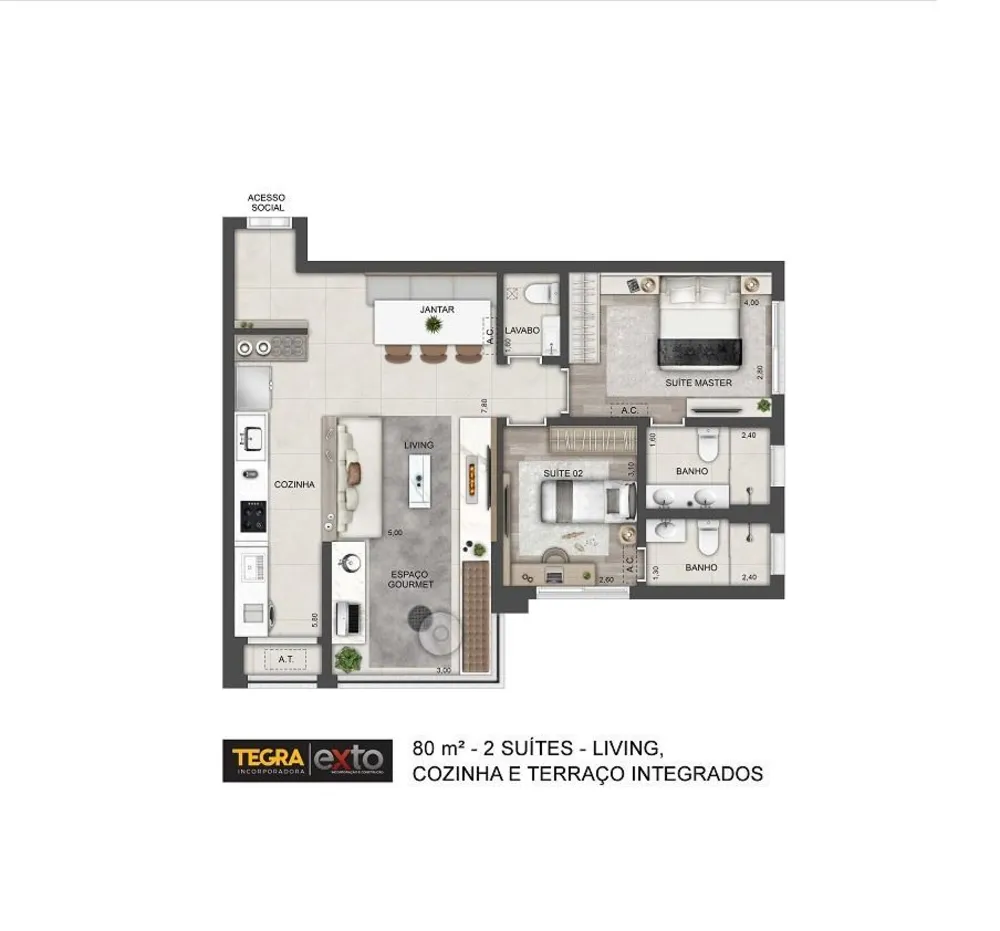 Apartamento, 1 quarto, 36 m² - Foto 13