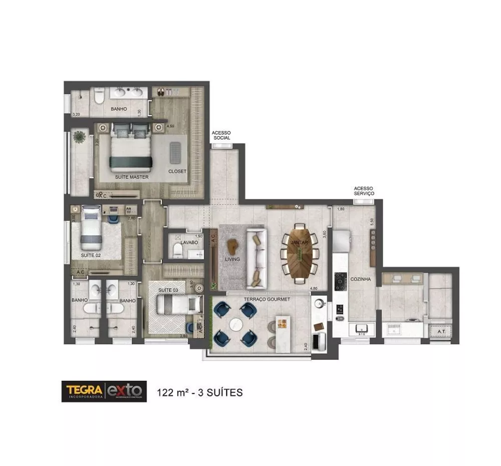 Apartamento, 1 quarto, 36 m² - Foto 8