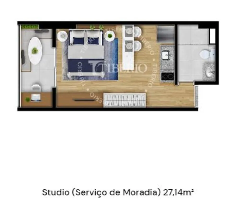 Apartamento, 1 quarto, 27 m² - Foto 8