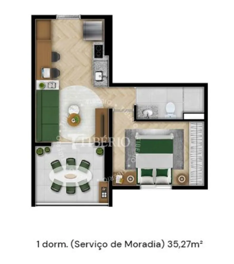 Apartamento, 1 quarto, 27 m² - Foto 15